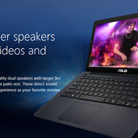 Asus LAPTOP E402WA GA001T AMD E2-6110,4GB HDD 500GB 14'' Win10 - Biru