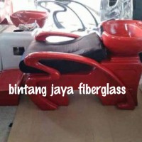 Kursi keramas salon LS - 391A Merah Jok Hitam