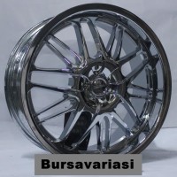 Velg Chrome R18 4x100 4x114.3 TR Civic Sigra Mobilio -0394
