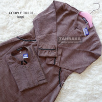 Baju Couple Zahrana Gamis Dan Koko Triji Murah Wanita AIA1312