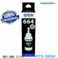 Tinta Printer Original Epson 664 T664 Black / Hitam T6641 L100 L100
