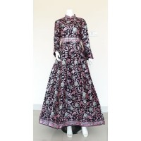 Baju Batik Wanita Gamis Wanita Gamis Batik, seragam keluarga GM - 117