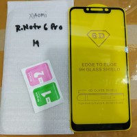 Tempered Glass Redmi Note 6 Pro Anti Gores Xiaomi Note 6Pro Full Layar