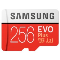 Samsung MicroSDXC EVO Plus Class 10 UHS-1 U3 (100MB/s) 256GB with SD z
