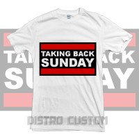Kaos Taking Back Sunday Logo 2 - Original Gildan T shirt