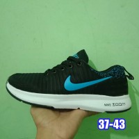 SEPATU PRIA DAN WANITA NIKE ZOOM HITAM BIRU TERBARU VIETNAM90