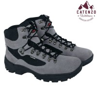 Sepatu Boot / Gunung / Adventure / Hiking Kulit Abu Catenzo - RR 003