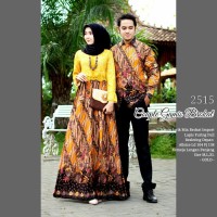 Batik Couple Gamis Remaja Keluarga Sarimbit Kondangan Kekinian HME21