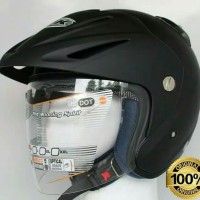 HELM INK CX 22 POLOS HITAM DOF SNI DOT