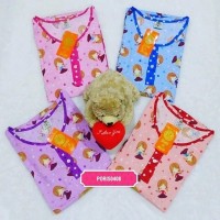 PROMO GROSIR 4 Baju Tidur Wanita Katun Celana Pendek Hoki Sheila
