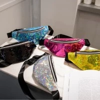 Waist bag hologram / tas pinggang / waistbag wanita import murah kl20