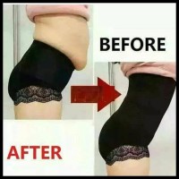 KOMPLIT READY MUNAFIE ORIGINAL SLIMMING PANTS CELANA KORSET - Hitam,