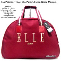 TAS TRAVEL KOPER TAS PAKAIAN JINJING PAKAIAN ELLE MAROO Murah