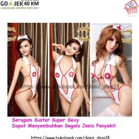Dijual Sexy Lingerie Nurse Costum Uniform 002