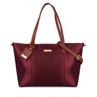 Phillipe Jourdan Harper Tas Tote Wanita Nylon Maroon