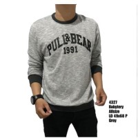 BAJU KAOS PRIA LENGAN PANJANG JAKET SWEATER HOODIE JUMBO POLOS 1
