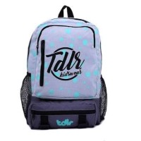 Tas Ransel Anak Biru Polkadot KV01