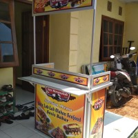 Gerobak Lipat Alumunium Etalase