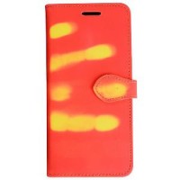 Unik Sensitive Thermal Flip Cover for Samsung Galaxy S8 Plus Red L