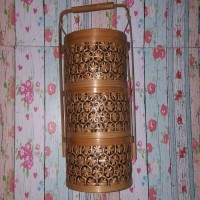 Kerajinan Anyaman Rantang Bambu Batik Unik
