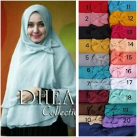 Promo Grosir Hijab / Jilbab Syiria Dhea Pita 3 Layer / Khimar Dea /