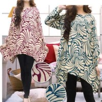 tunik/baju muslim/gamis/tunik batik/baju batik wanita/batik big size