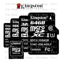 Micro sd kingston 32GB Adater class10 80mbps original resmi lifetime