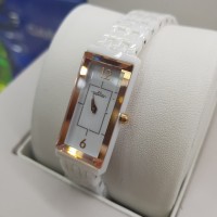 JAM TANGAN WANITA NORTON ORIGINAL 61067 CERAMIC PUTIH,KACA SAPPHIRE