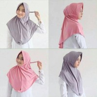 Diskon Hijab Instant Serut Polos Jokowi Jersey