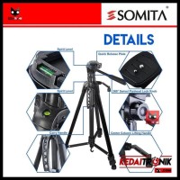 MURAH Tripod Camera SOMITA ST-3520 SLR DSLR Digital kamera Tongsis