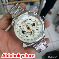 Jam Tangan Pria Tag Heuer SLS Silver White Original