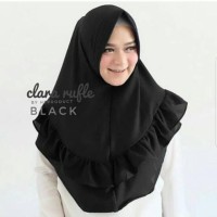 Hijab Clara Rempel Tengah ||| HIJAB JILBAB KHIMAR INSTAN