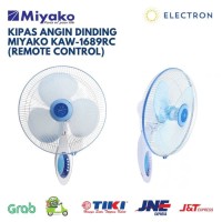 Kipas Angin Dinding / Wall Fan Miyako KAW-1689RC 16 Inch with Remote