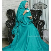 Dijual BAJU MUSLIM WANITA GAMIS SYARI PESTA MEWAH SIZE XL BUSU Murah