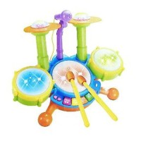 mainan anak drum set elektrik mainan musik anak Berkualitas