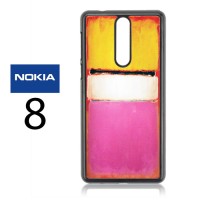 Casing Nokia 8 Rothko White Center Hard Case Custom