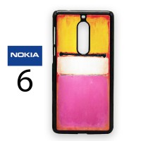 Casing Nokia 6 Rothko White Center Hard Case Custom