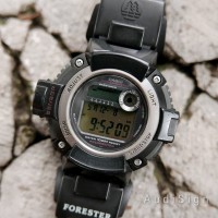 Jam Original CASIO Forester FTS-100 Twin Sensor Altimeter Barometer