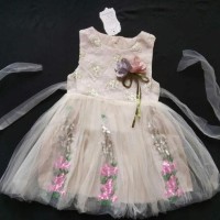 Baju Dress Tutu Gaun Pesta Ulang Tahun Anak Perempuan Import