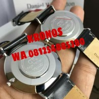 Jam Tangan Couple Daniel Wellington Dw Silver Black Original B M