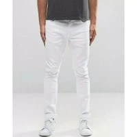 Celana Jeans Pencil Putih