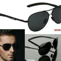 Kacamata Aviator Original Polarized Kaca Mata Hitam Polaroid Anti Uv