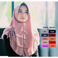 JILBAB INSTAN MURAH KARLA SERUT / JILBAB SYARI / GROSIR / PASHMINA