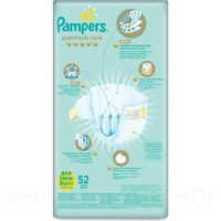 Pampers Popok Perekat Premium Care NB-52 / Newborn 52 / NB 52
