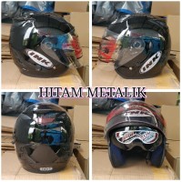 helm ink centro double visor replika kw murah warna hitam met Terlaris