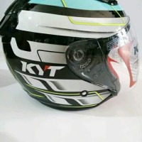 HELM KYT DJ MARU MOTIF AQUA ORIGINAL