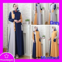 Baju Muslima Terbaru 718 - Baju Gamis Wanita 718