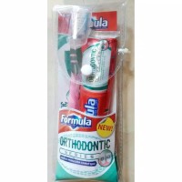 Formula Orthodontic Series sikat dan pasta gigi khusus kawat / behel