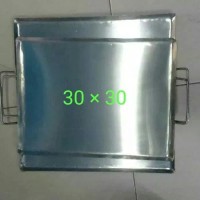 wajan plat segi 30×30 untuk roti bakar / kebab