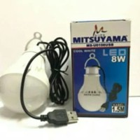 Lampu Bohlam LED Usb Mitsuyama 8 watt